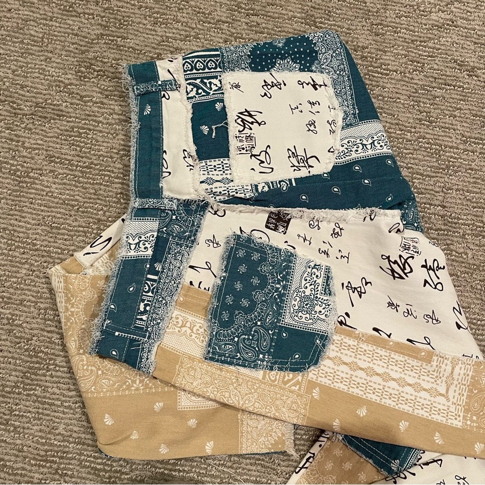 Patchwork Pants - image 3